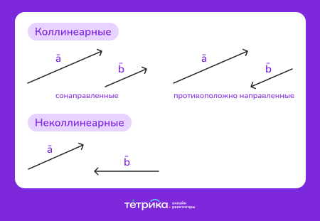 действия над векторами