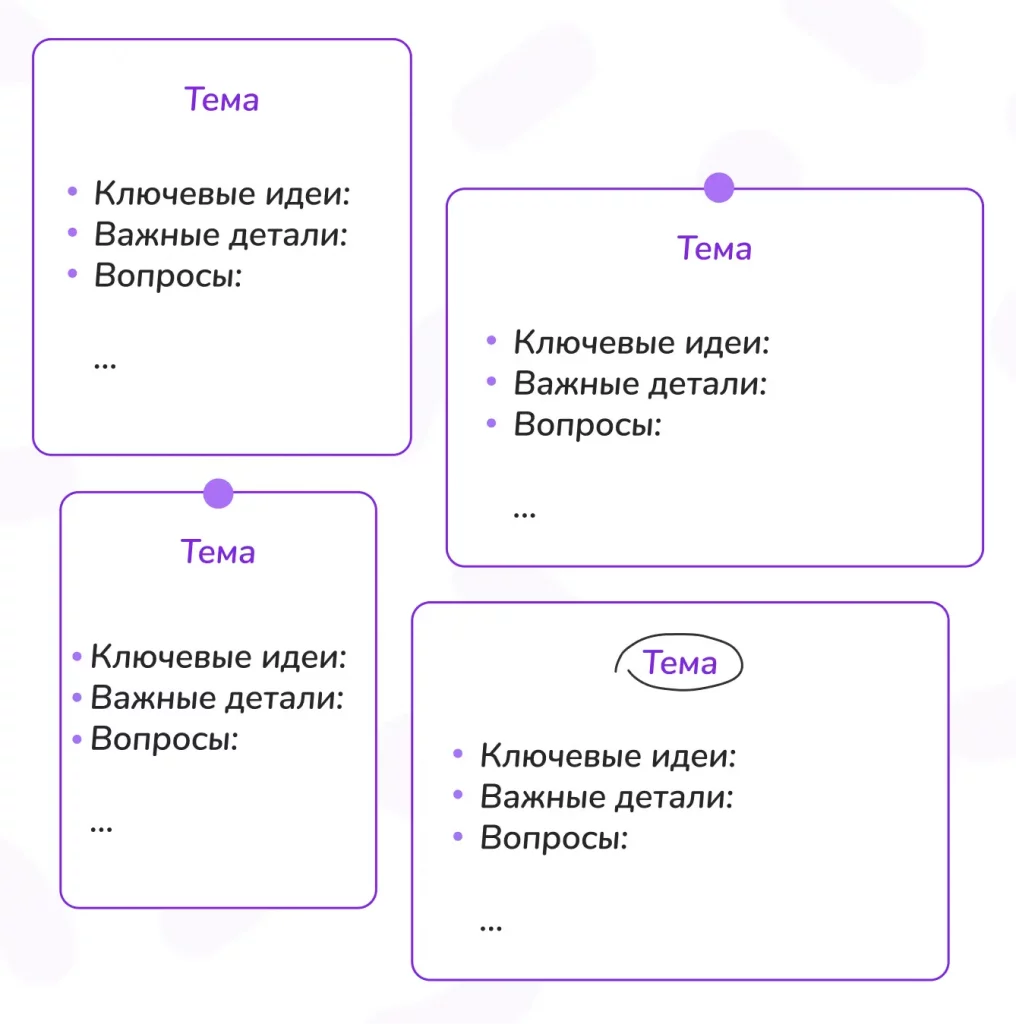 сделать конспект