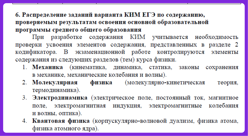 формулы по физике