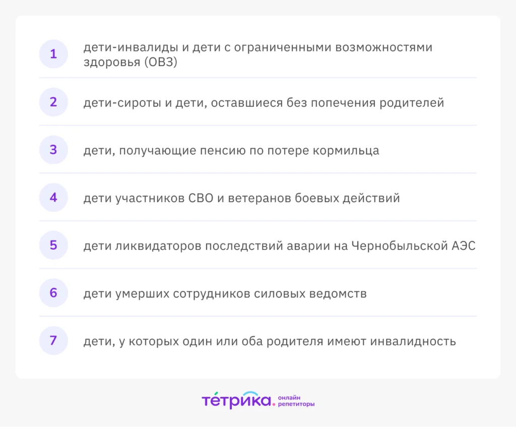 льготы для школьников 2026